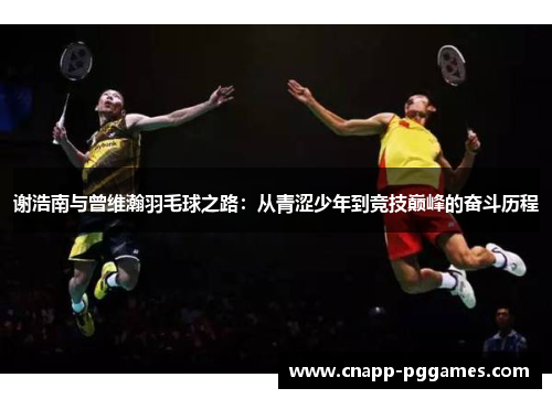 谢浩南与曾维瀚羽毛球之路:从青涩少年到竞技巅峰的奋斗历程 谢浩南与曾维瀚羽毛球之路:从青涩少年到竞技巅峰的奋斗历程