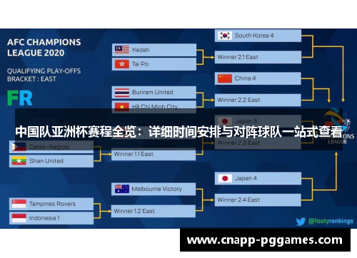 中国队亚洲杯赛程全览:详细时间安排与对阵球队一站式查看 中国队亚洲杯赛程全览:详细时间安排与对阵球队一站式查看